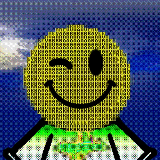 Virtual Rave smiley artwork